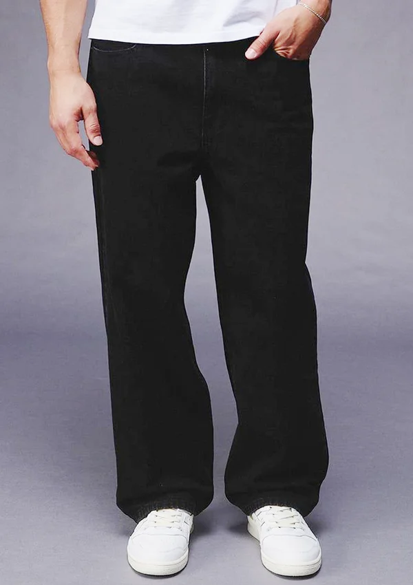 Denim Black Baggy Jeans