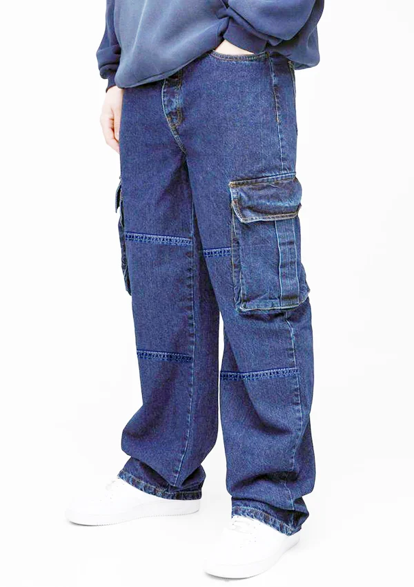 cargo denim jeans