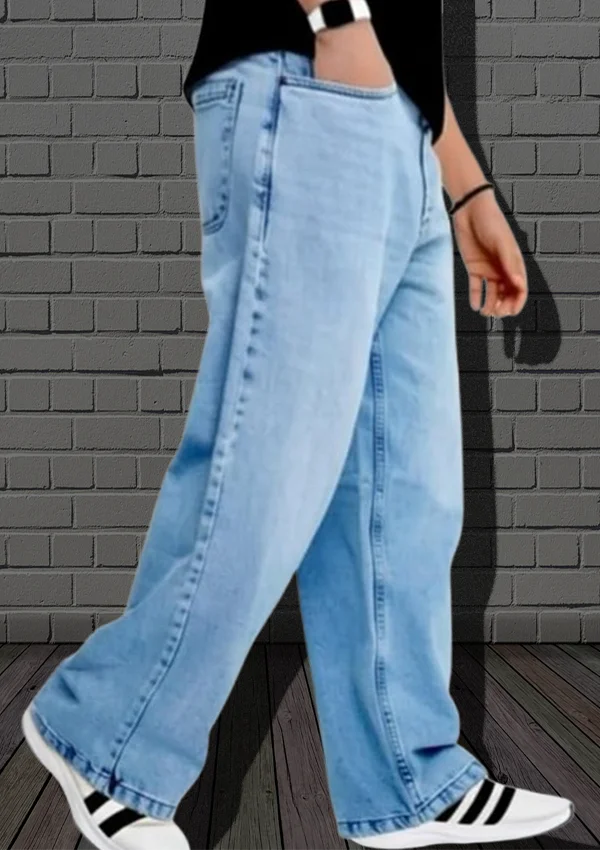 sky blue baggy
