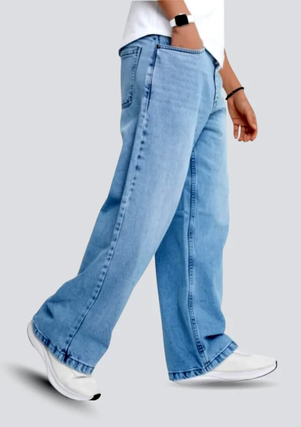 Light Sky Blue Baggy Jeans