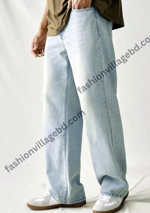 snow white baggy jeans