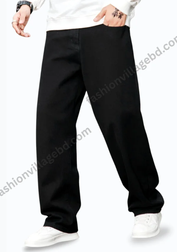 Black baggy jeans