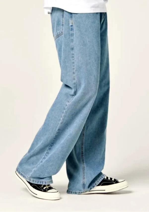 sky blue baggy