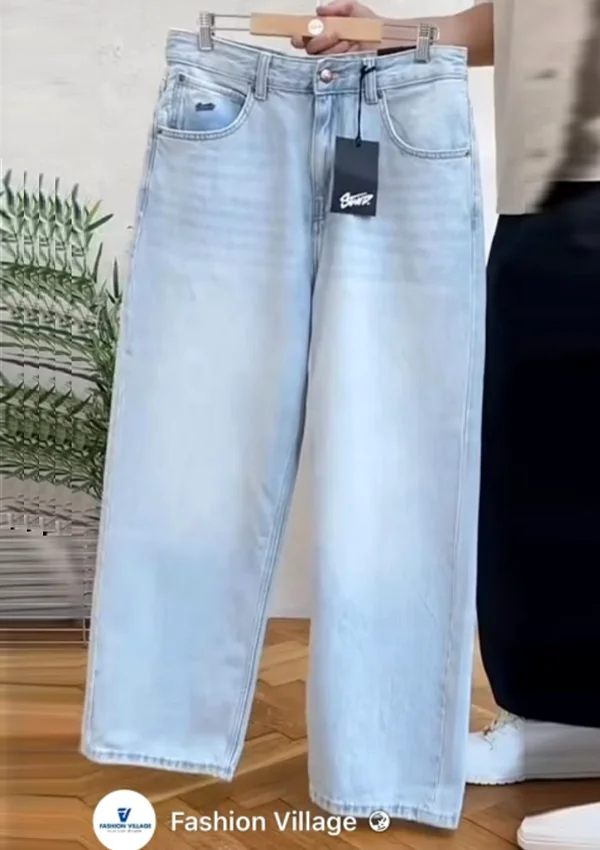 Light Blue Semi Baggy