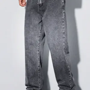 Premium Quality Denim Ash Semi Baggy Jeans