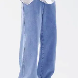 Sky blue semi baggy