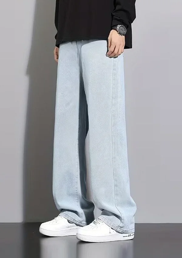 Light blue semi baggy jeans