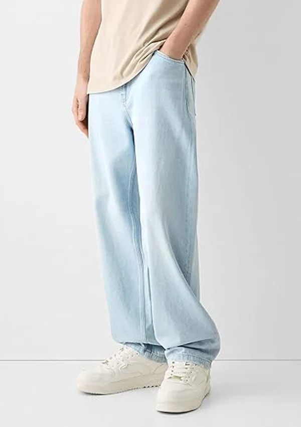 Light blue denim jeans