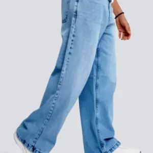 Premium Quality Denim Light Sky Blue Baggy Jeans